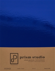 Prism - 8.5X11 Whole Spectrum Foil Cardstock Tanzanite 5/Sheets