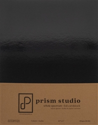 Prism - 8.5X11 Whole Spectrum Foil Cardstock Obsidian 5/Sheets