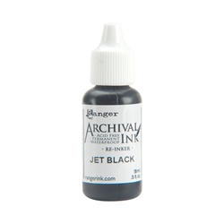 Ranger Archival Ink - Jet Black Reinker