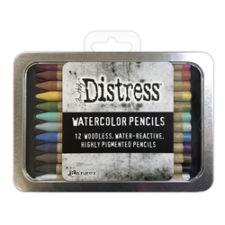 Ranger - Tim Holtz Distress Watercolor Pencils 12/Pkg Set #1