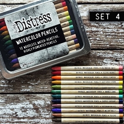Ranger - Tim Holtz Distress Watercolor Pencils 12/Pkg Set #4