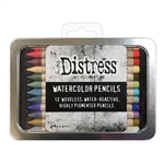 Ranger - Tim Holtz Distress Watercolor Pencils 12/Pkg Set #6