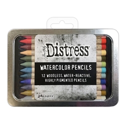 Ranger - Tim Holtz Distress Watercolor Pencils 12/Pkg Set #6
