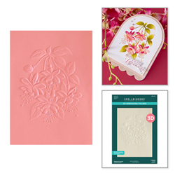 Spellbinders - Magical Fuscia Embossing Folder and Stencil Bundle