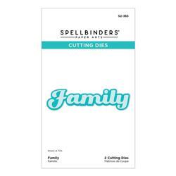 Spellbinders - Storytelling Collection: Family Die Set