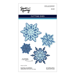 Spellbinders - Let It Snow Collection by Simon Hurley: Layering Snowflakes Die Set