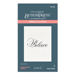 Spellbinders - BetterPress Copperplate Believe Press Plate