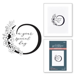 Spellbinders - Press Plate Every Occasion Floral Alphabet  O