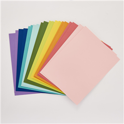 Spellbinders - Happy Day Assorted Pack Color Essentials Cardstock 8.5"x11" 10 Sheets