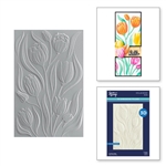 Spellbinders - 3D 5.5"X8.5" Embossing Folder Twirling Tulips