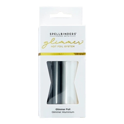 Spellbinders -  Glimmer Foil Opaque Black & White, 2 Rolls