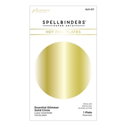 Spellbinders - Hot Foil Plate Essential Glimmer Solid Circle