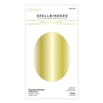 Spellbinders - Hot Foil Plate Essential Glimmer Solid Oval