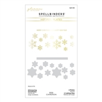 Spellbinders - Bibi's Snowflake Collection Glimmering Snowflakes Hot Foil Plate and Die Set