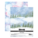 Spellbinders -  Quick Card Backgrounds Winter Splash
