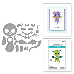 Spellbinders - Dancin' Birthday Dragon Die Set