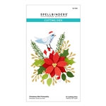 Spellbinders - Christmas Bird Poinsettia Etched Dies