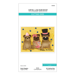 Spellbinders - Bibi's Cats & Pugs Party Puggles Die Set