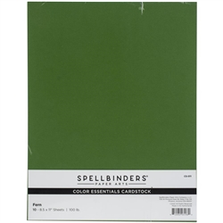 Spellbinders - Color Essentials Cardstock 8.5"X11"  Fern