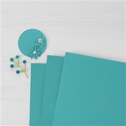 Spellbinders - Color Essentials Cardstock 8.5"X11"  Teal Topaz