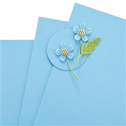 Spellbinders - Color Essentials Cardstock 8.5"X11"  Island BLue