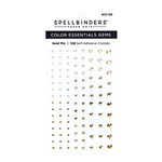 Spellbinders - Color Essential Gems Gold Mix