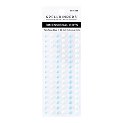 Spellbinders -  Enamel Dots Two Tone Blue