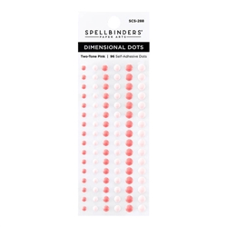 Spellbinders -  Enamel Dots Two Tone Pink