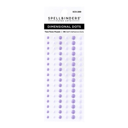 Spellbinders -  Enamel Dots Two Tone Purple