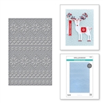 Spellbinders - 5.5"X8.5" Embossing Folder Ski Lodge