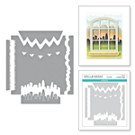 Spellbinders  - Windows With a View, Backyard Scapes Stencil Set 6X6