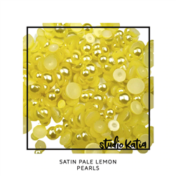 Studio Katia - Pearls Satin Pale Lemon