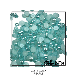 Studio Katia - Pearls Satin Aqua