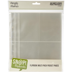 Simple Stories - Sn@p Pocket Pages for 6"X8" Flipbooks Multi-Pack