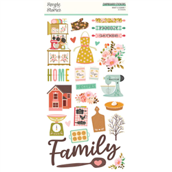 Simple Stories - What's Cooking Chipboard Stickers 6X12