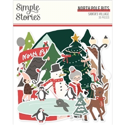 Simple Stories - Santa's Village Bits & Pieces North Pole