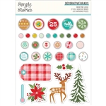 Simple Stories - Snow Pine Lodge Decorative Brads