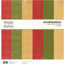 Simple Stories -  Simple Vintage Yuletide Basics Kit 12X12