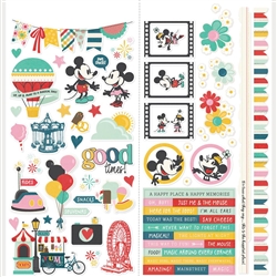 Simple Stories -  Say Cheese Happiest Place Icon Cardstock Stickers 12X12