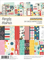 Simple Stories -  Say Cheese Happiest Place 6X8 Paper Pad