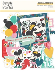 Simple Stories -  Say Cheese Happiest Place Chipboard