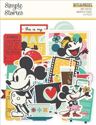 Simple Stories -  Say Cheese Happiest Place Bits & Pieces Die Cuts
