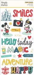 Simple Stories -  Say Cheese Happiest Place Foam Stickers