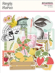 Simple Stories -  Pink Lemonade Bits & Pieces Die Cuts