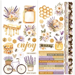 Simple Stories -  Simple Vintage Lavender Fields Icon Cardstock Stickers 12X12
