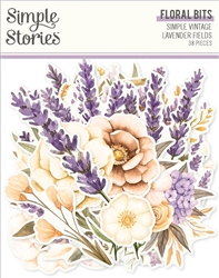 Simple Stories -  Simple Vintage Lavender Fields Bits & Pieces Floral