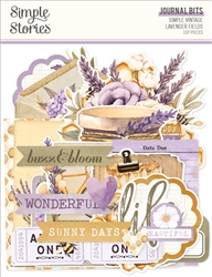 Simple Stories -  Simple Vintage Lavender Fields Journal Bits & Pieces Die Cuts