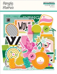 Simple Stories -  Color Me Happy Bits & Pieces Die Cuts