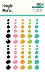Simple Stories -  Color Me Happy Enamel Dots