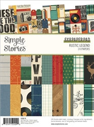 Simple Stories -  Rustic Legend 6X8 Paper Pad